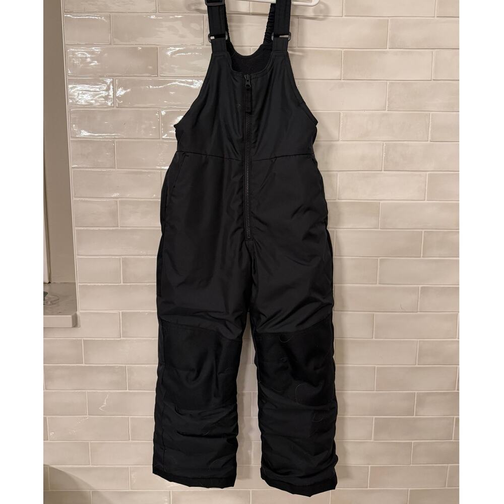 In Motion Kids Snow Bib Pants Black Size Small Insulated Winter